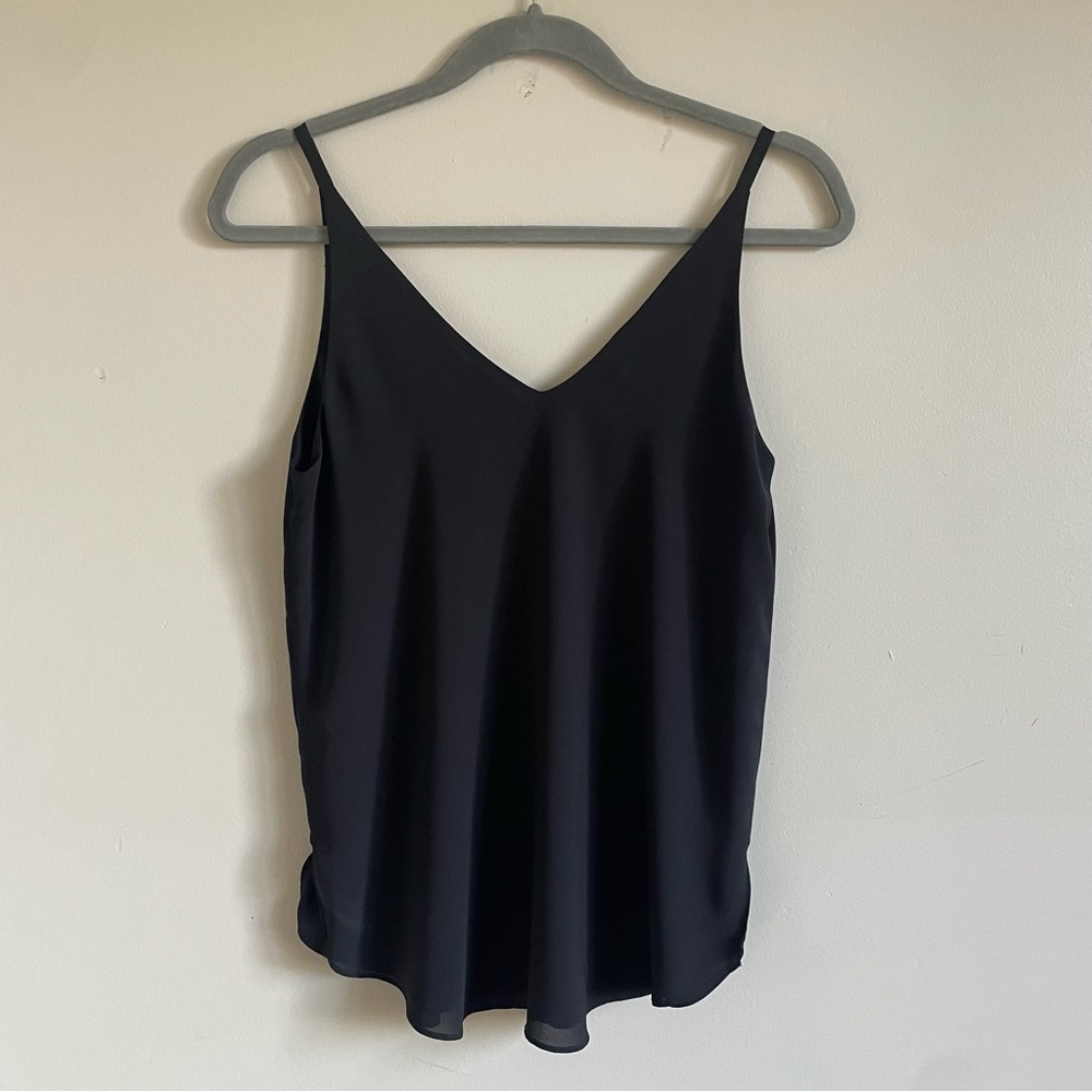 Black flowy camisole